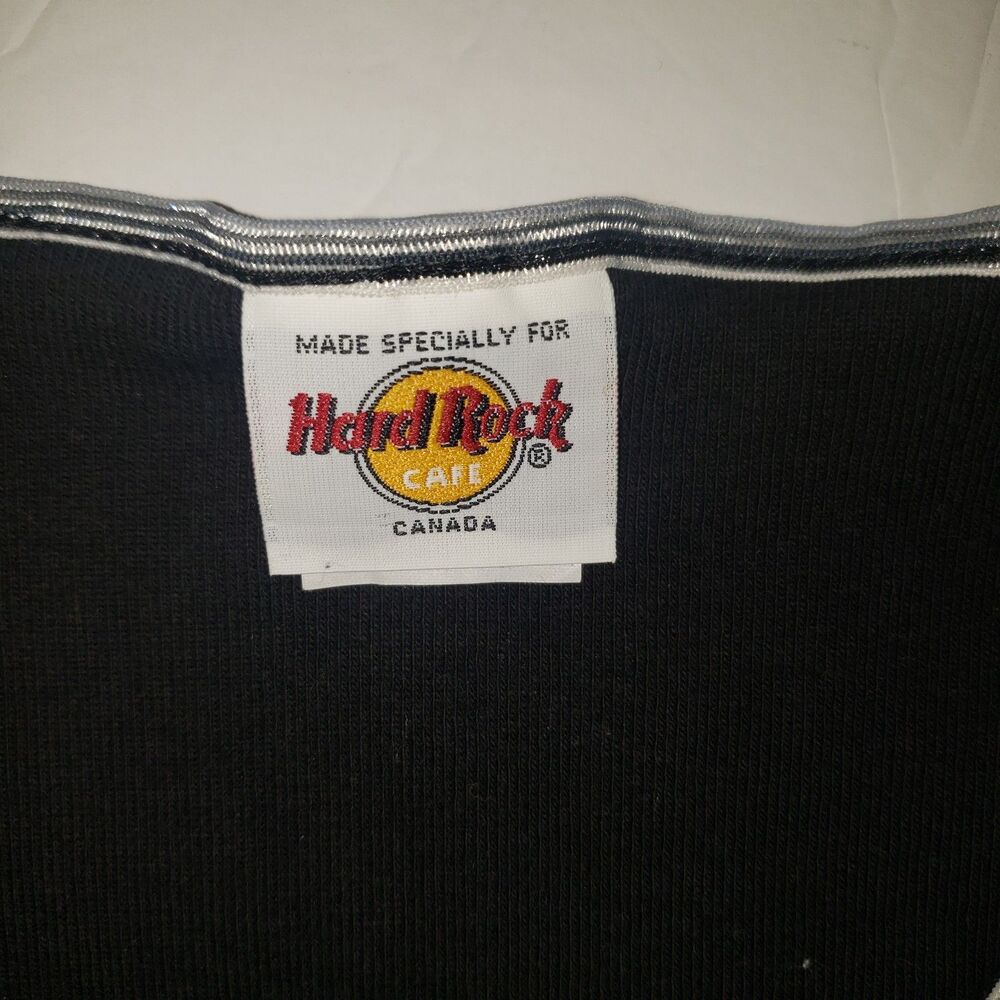 Hard Rock Cafe Toronto Black Short Sleeve Logo Crop Tee - Picture 4 of 7